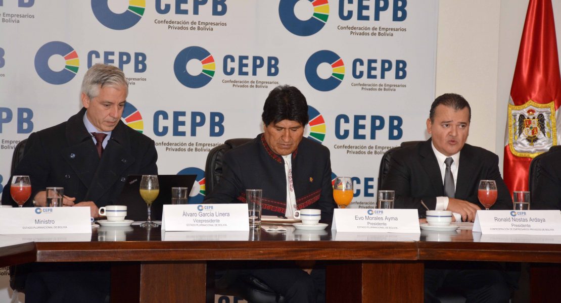 Empresarios bolivianos también estaban cómodos con Evo Morales