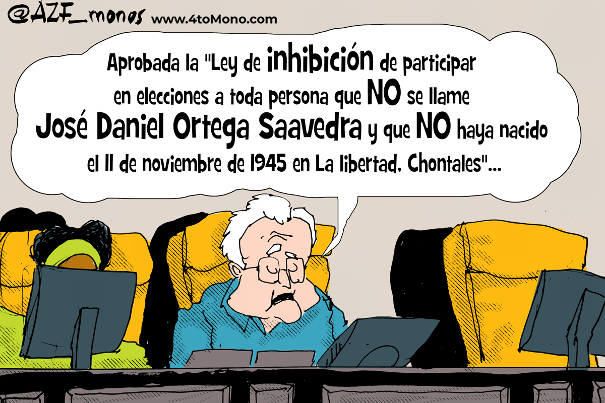 Ortega inhibe por ley a los opositores